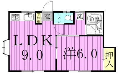 CORP SATOMI 103号室 間取り