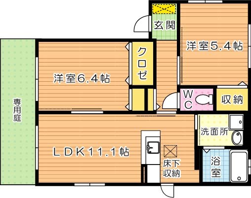 リバプール　B棟 間取り図