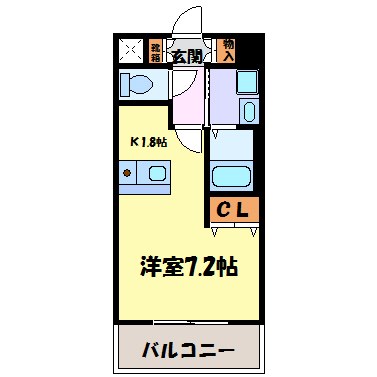プレサンス名古屋駅前 間取り図