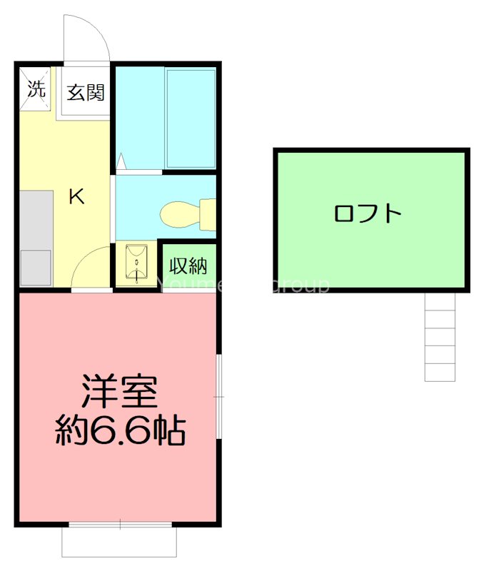 ハーミットクラブハウス大船Ⅱ 203号室 間取り