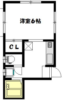 徳栄ハイム 105号室 間取り