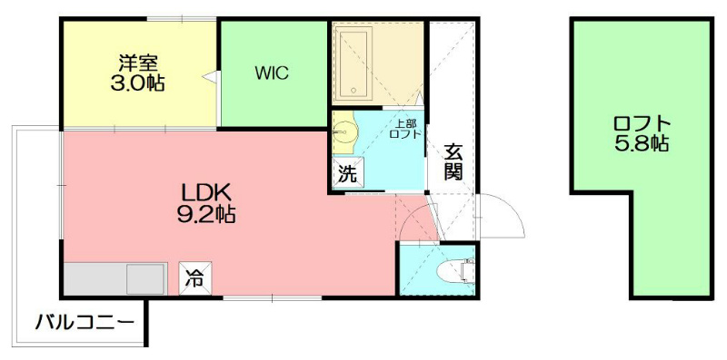 aruka012 202号室 間取り