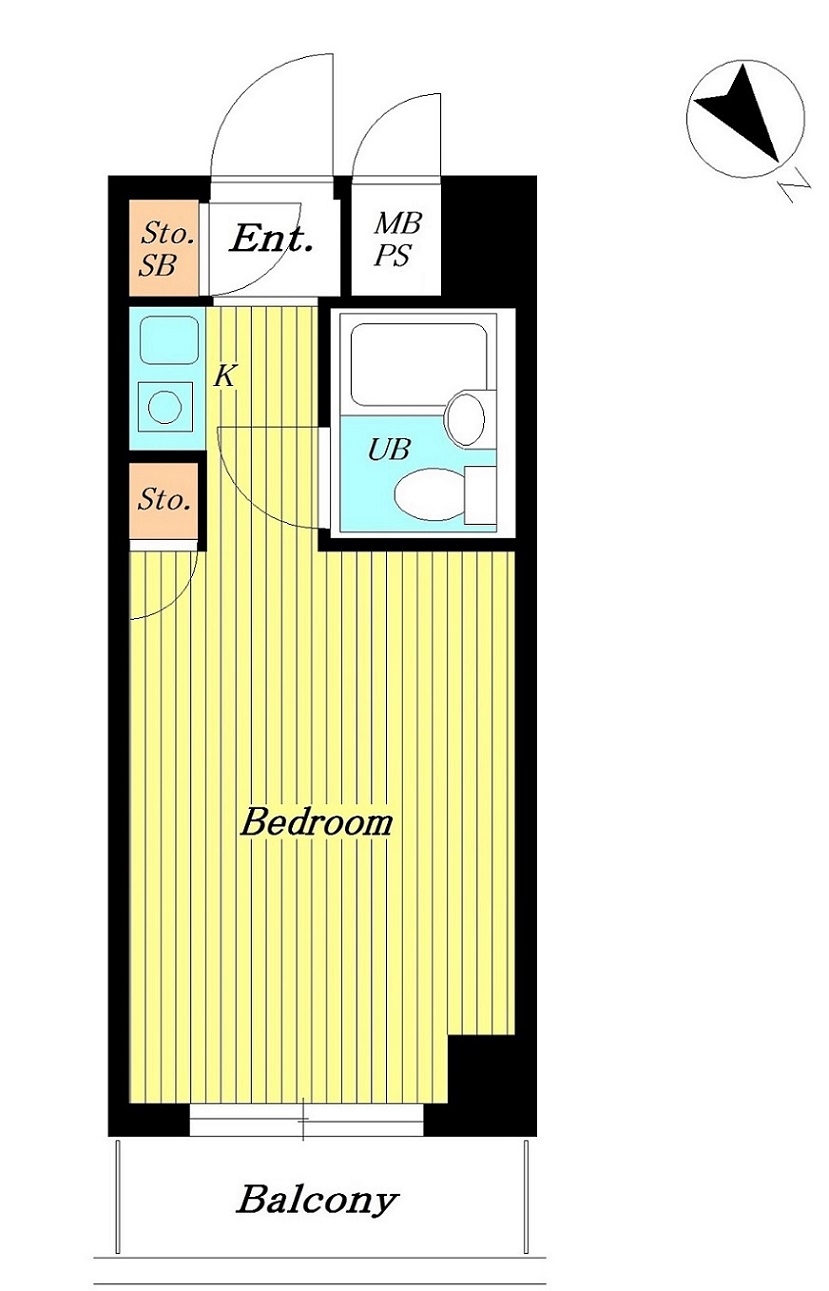キャッスルマンション大森Ａ号館 間取り図
