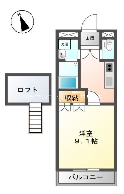 ミルフィオリI 間取り図