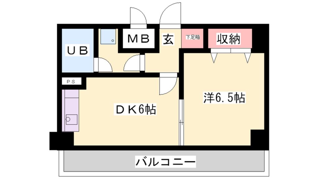 朝日プラザ加古川ヴィラージュ 間取り図