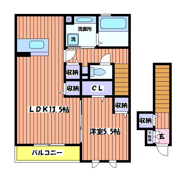 アンジュール 間取り