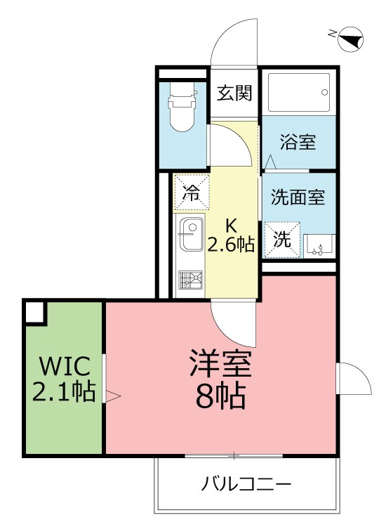 さくら湘南 201号室 間取り