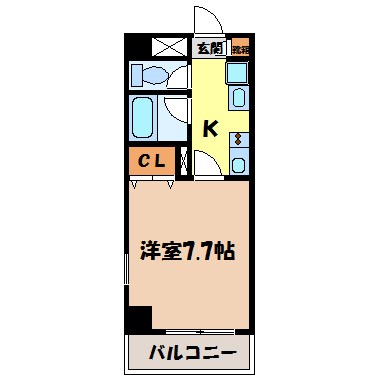 Belle　Vivre新栄 間取り図