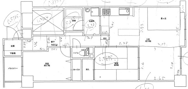 愛知県名古屋市東区芳野３丁目 間取り