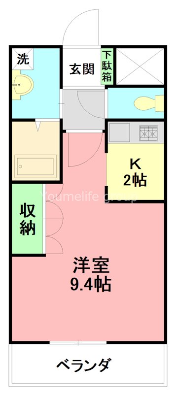 ベリーランズ 103号室 間取り
