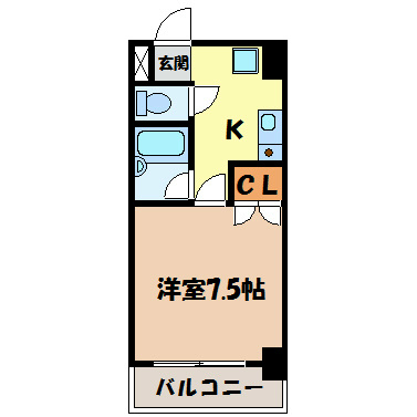 ラ・コール栄５ 間取り図