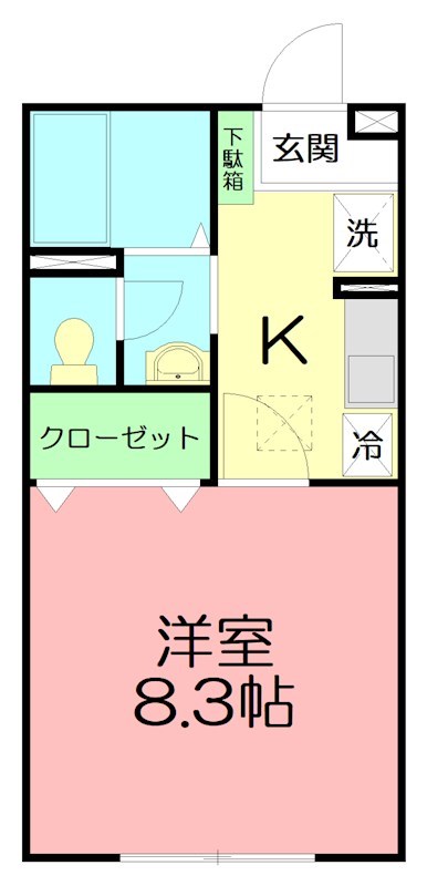 アルスノーヴァ 201号室 間取り