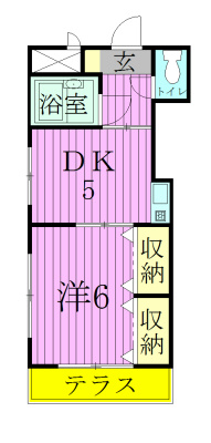 ジュネパレス新松戸第47 102号室 間取り