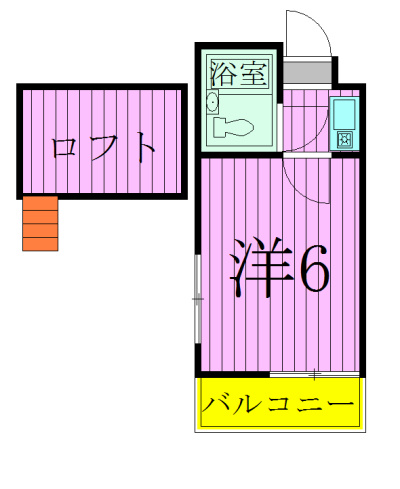 ジュネパレス新松戸第05 204号室 間取り