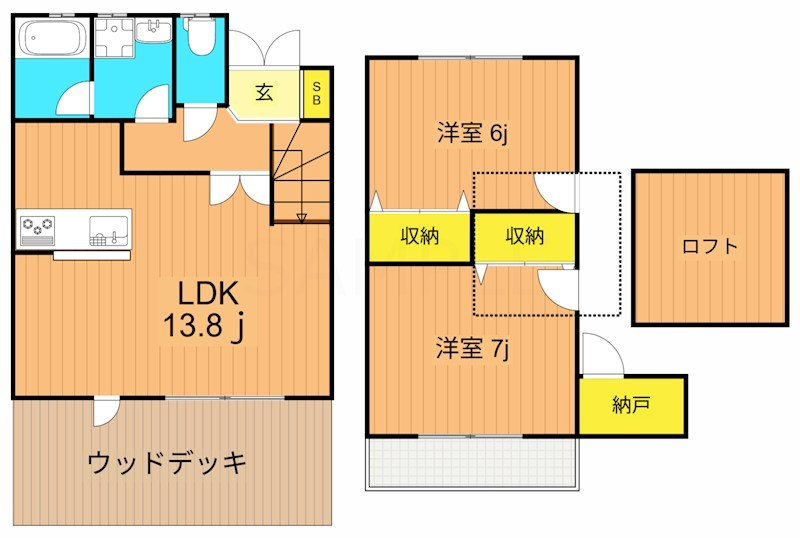 3302号室 間取り