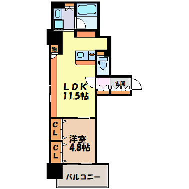 ルシェット白川公園 間取り図