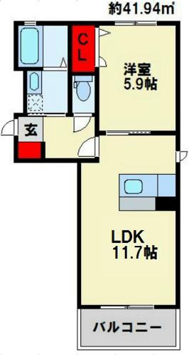 ゼブラ二島 間取り図