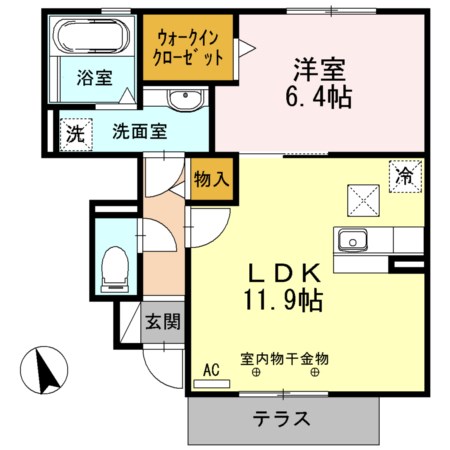 カーサ・フェリーチェ 間取り図