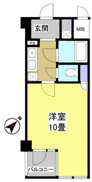 遠鉄ハイツ自校駅ビル 間取り図
