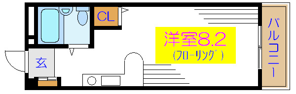 コーポザルツブルグ 間取り図