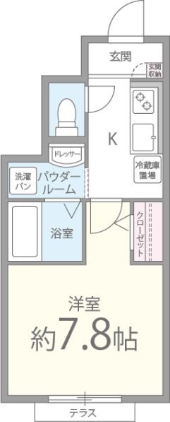 アレグレス 栄町 間取り図