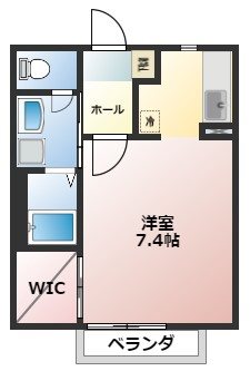 プラザコート 203号室 間取り