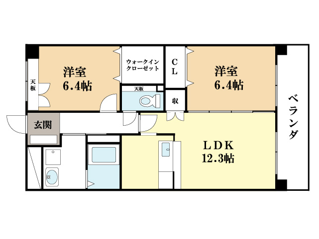 センターリバー 間取り