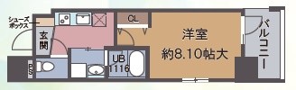 フェールヴィル阿波座 間取り