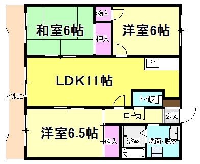 アネックス立川 間取り