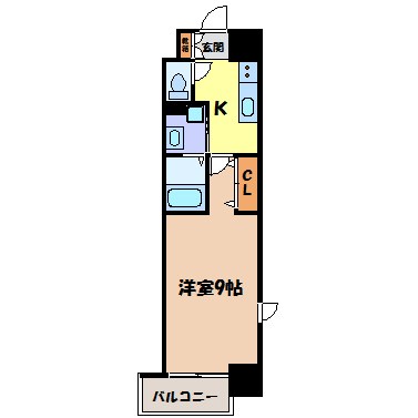 リシュドール鶴舞公園 間取り図