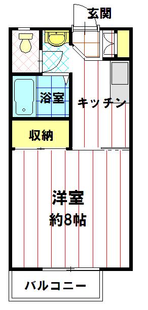 セジュールこかめ 間取り