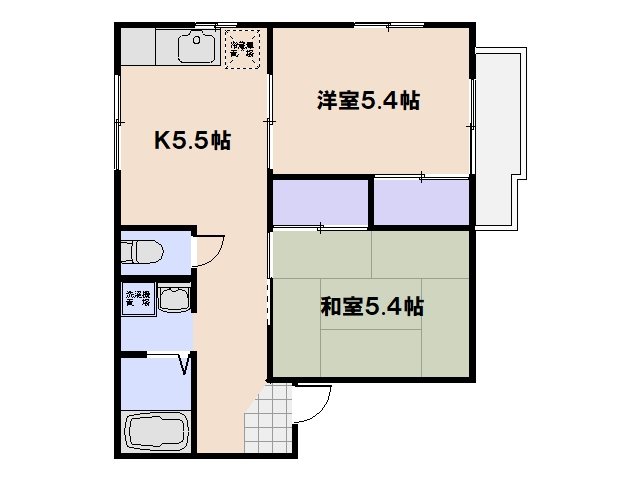 タウニィ平良　Ａ棟 間取り図