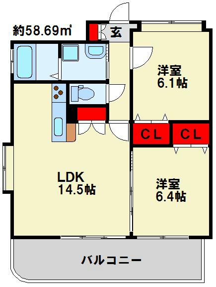 フェルト716 間取り