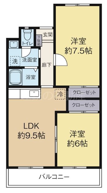 マンションセンティア 間取り図