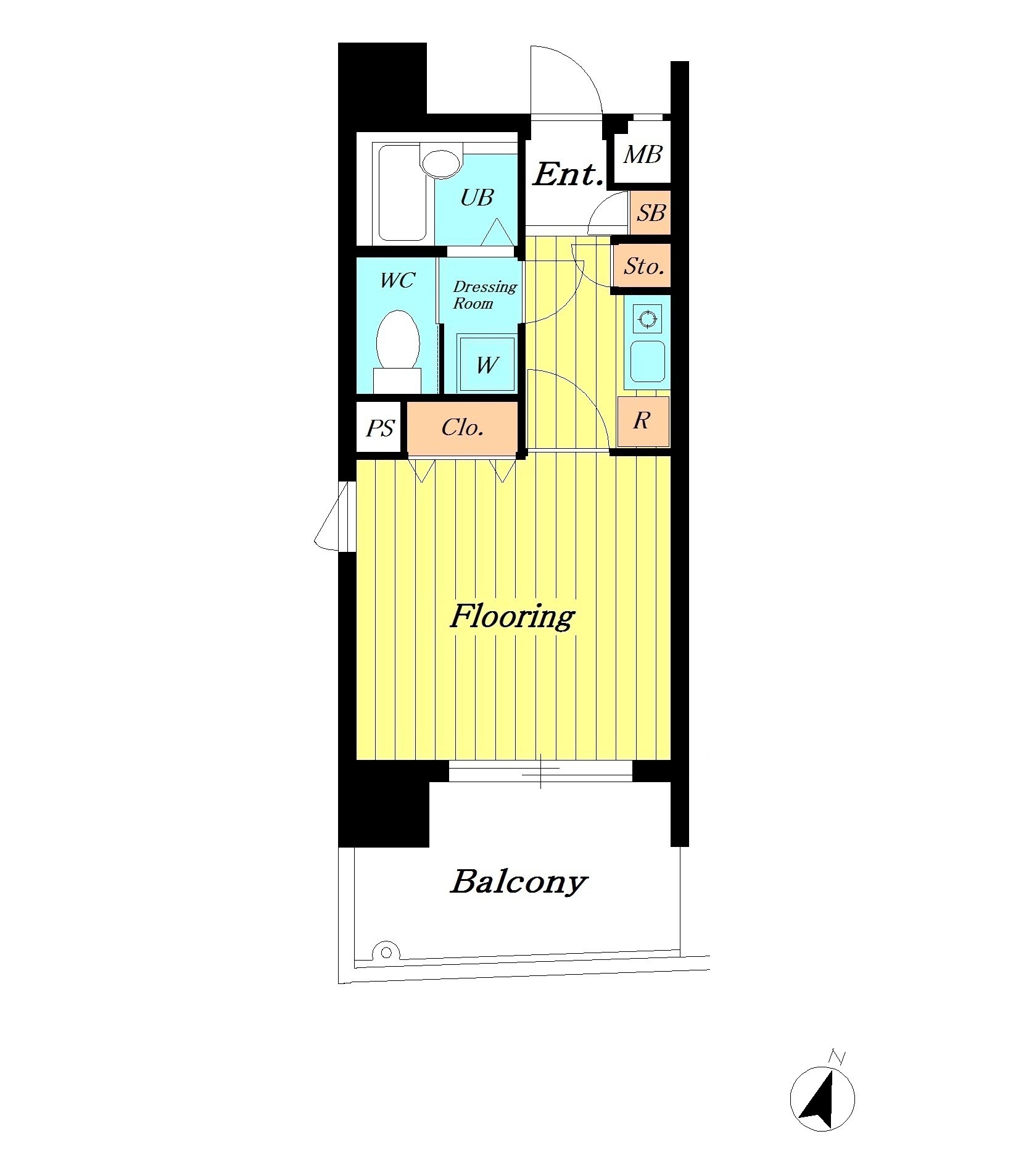 ｼﾝｼｱ大森本町 間取り図