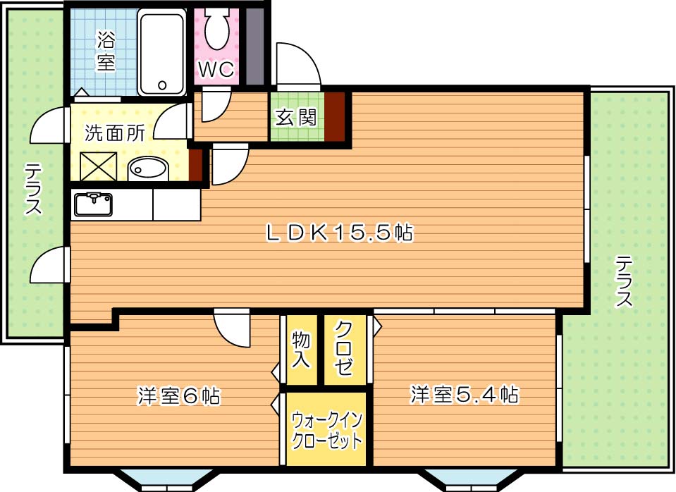 ダンディーホークスⅠ 間取り図