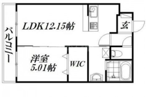 フロイデミーツ半田山 202号室 間取り