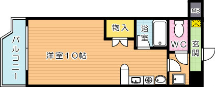 ベルガ菅原 205号室 間取り