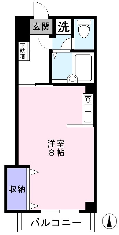 ラフィーヌ・池田５番館 302号室 間取り