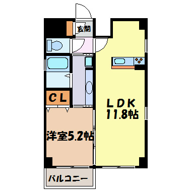 クラシタイヤー呉服町 間取り図