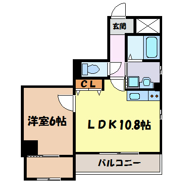 ディアコート千早 間取り図