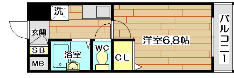 川瀬マンション    間取り図
