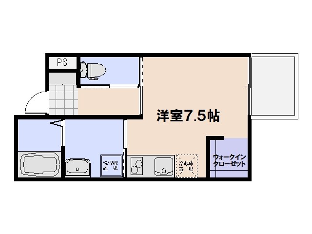 reve五日市 302号室 間取り