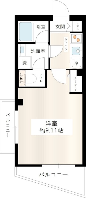 ＭＡＸＩＶ成増 0204号室 間取り