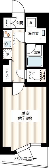 ＭＡＸＩＶ成増 0307号室 間取り