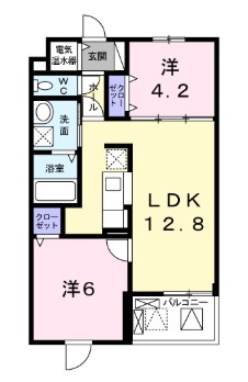 アクヘドールカーサ 間取り図