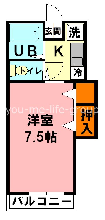 ハイムカープ 105号室 間取り