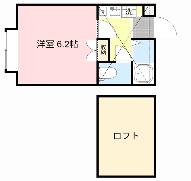 アップルハウス寺尾1 間取り