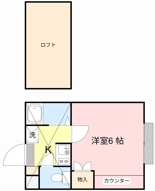 アップルフレンド有明 間取り