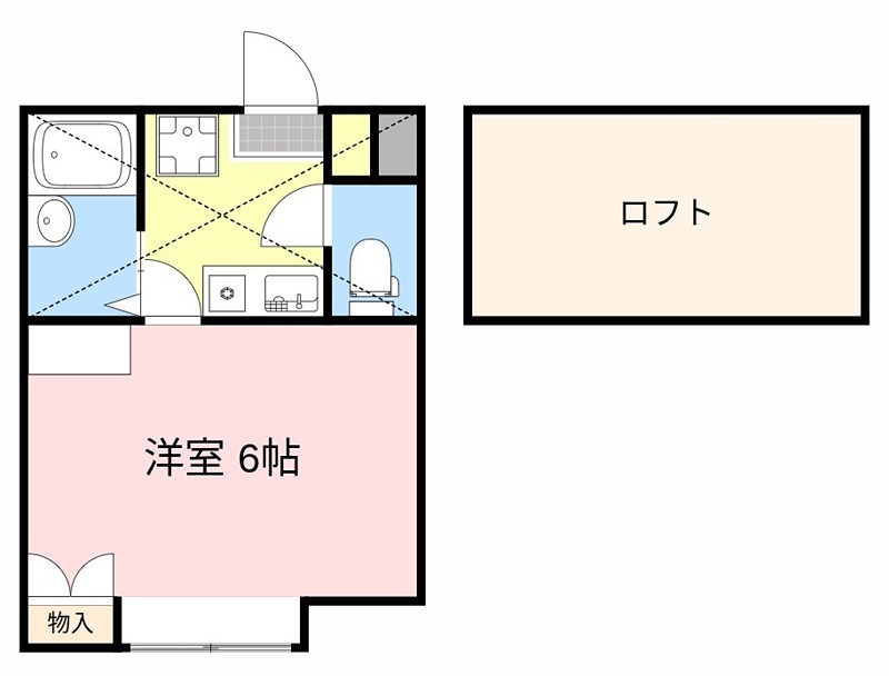アップルハウス新潟2 間取り